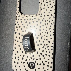 Loopy Case Mocha Dots Phone Case - iPhone 16 pro